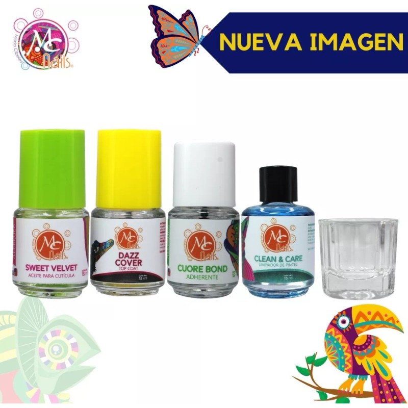 Mc Nails Master Kit Profesional Uñas Acrilicas Mc Nials