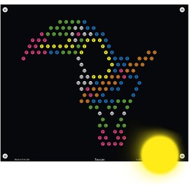 IllumiPeg Zoo Refill templates for Basic Fun Lite Brite Ultimate Classic (10 Sheets, 7x8)