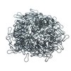 1000Pcs Metal Black safety Pins/Gourd Pin/Bulb Pin For Clothing Crafting
