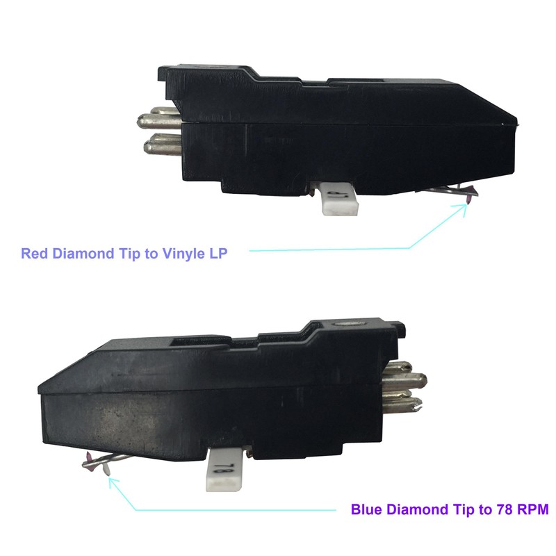 banpa Turntable Cartridge Replacement BP2ATC - with Two Side Red