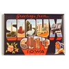 Greetings from Sioux City Iowa Fridge Magnet (2 x 3