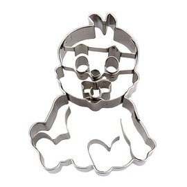 Staedter Embossing Baby Cookie Cutter, Stainless Steel, 30 x 30 x 30 cm
