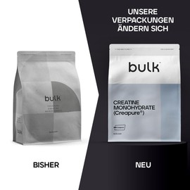 Bulk Bulk Pure Series Creapure Creatine Monohydrate 1 kg, Packaging May Vary