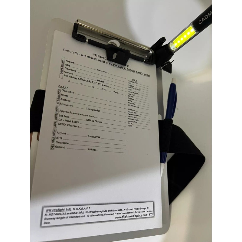 Flight Training Shop IFR PILOT WRITING PAD COMPATIBLE WITH PILOT