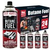 Chef Master 24x 8oz Butane Fuel Canister - Butane Fuel