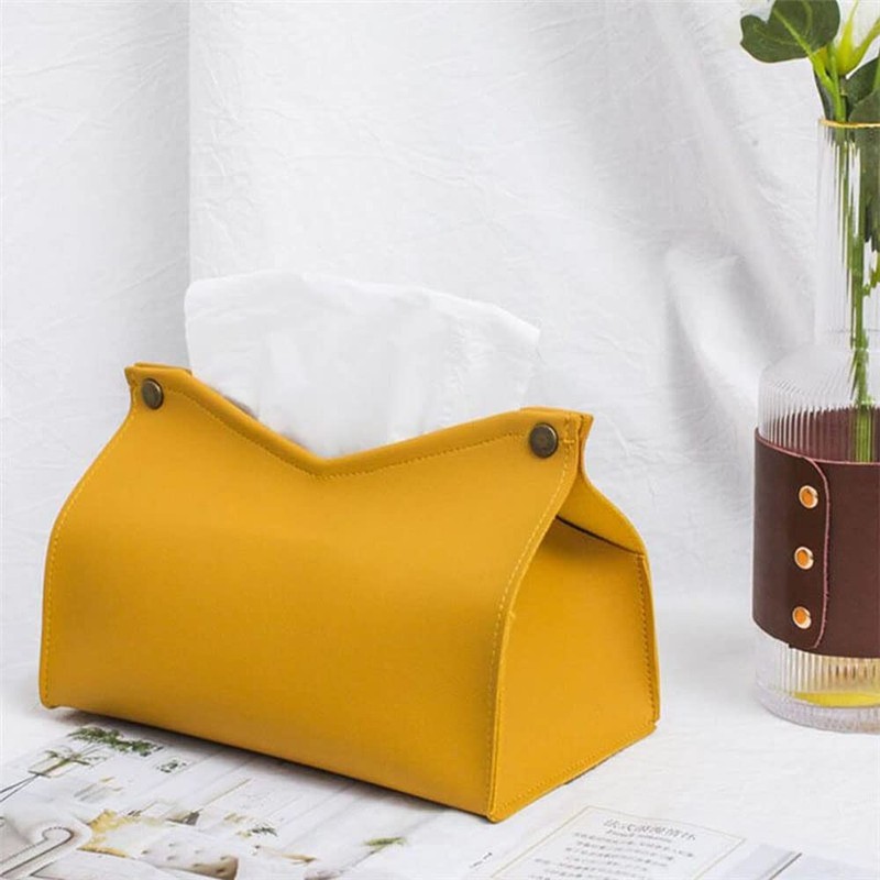 LOYELEY Tissue Case, Stylish, Scandinavian Design, Cover, Tissue Box, PU