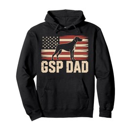 GSP Dad German Shorthaired Pointer Pride Pullover Hoodie
