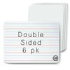 Dry Erase Board Lined and Blank Double Sided Whiteboard (6
