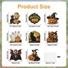 8 Pcs Vintage Halloween Yard Signs with Stakes