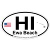US Decal, Inc. EWA Beach, Hawaii Oval Sticker