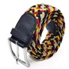 Gloop Unisex Elastic Fabric Belt Braided Stretch Belt Stretchy Belt