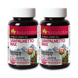 Maple Tree 메이플트리 쏘팔메토 (90캡슐X2통 6개월분) Maple Tree Saw Palmetto (90 capsules x 2 bottles, 6 months supply)
