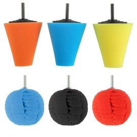 CDDCWZ Pack of 6 Polishing Sponge, Polishing Sponges Pads, Car Polishing Pads, Polishing Set for Car Polisher, Sanding and Waxing
