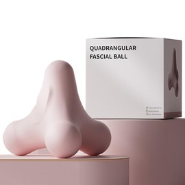 Quadrangular Physical Therapy Massage Balls, for Myofascial Release, Trigger Point Deep Tissue, Plantar Fasciitis Massage Ball,Recovery for Fitness, Mobility