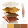 MIULEE Fall Soft Corduroy Throw Pillow Covers Set of 4