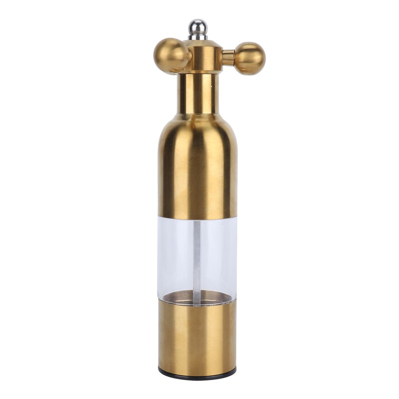 Stainless Steel Pepper Mill Manual Faucet Valve Shape Black Pepper