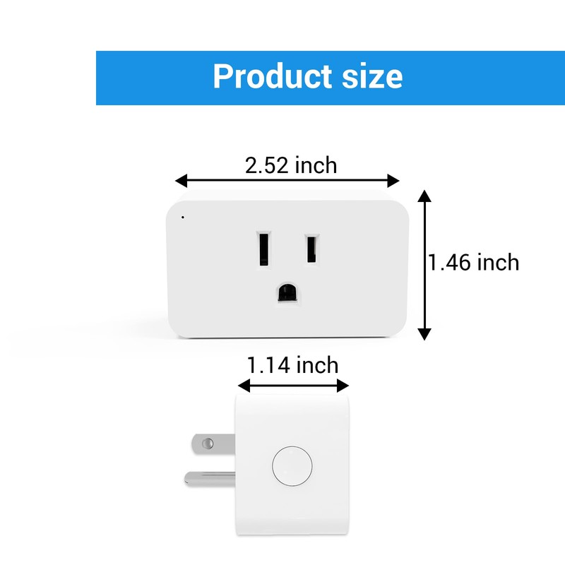 New One Zwave Plug 2 Pack, 800 Series Z-Wave Smart