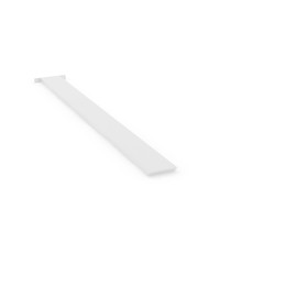 Iron Supports Hidden Island Countertop Support Bracket - Heavy Duty Brackets for Granite Countertops - Steel Kitchen Island Support Brackets (White - 32 Inch)