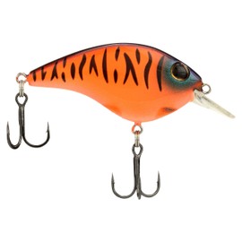 Berkley Clickin’ Frittside Fishing Lure, Blaze, 5 Junior (1/4 oz), 2in | 5 cm, Classic Flat Side Profile Mimics Variety of Species, Equipped with Sharp Fusion19 Hook