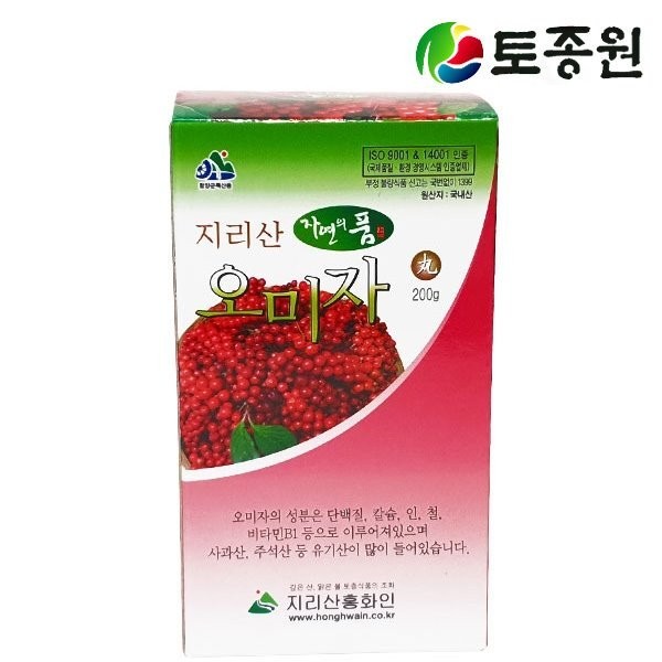 토종원 오미자 환 200g 지리산