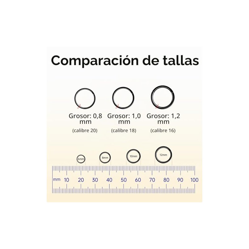 Anillo de Nariz de Aro para Mujeres y Hombres, Kucheed
