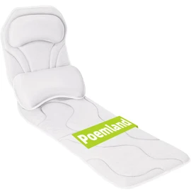 Full Body Bath Pillow for Tub - Extra Long & Thick Tub Pillow with Head, Back & Lumbar Support, 168 Non-Slip Suction Cups, Soft 5D Mesh Spa Cushion, Fits All Tubs-Gift for Soaking
