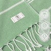 Ossano Sea Green Turkish Beach Towel - Absorbent & Lightweight,