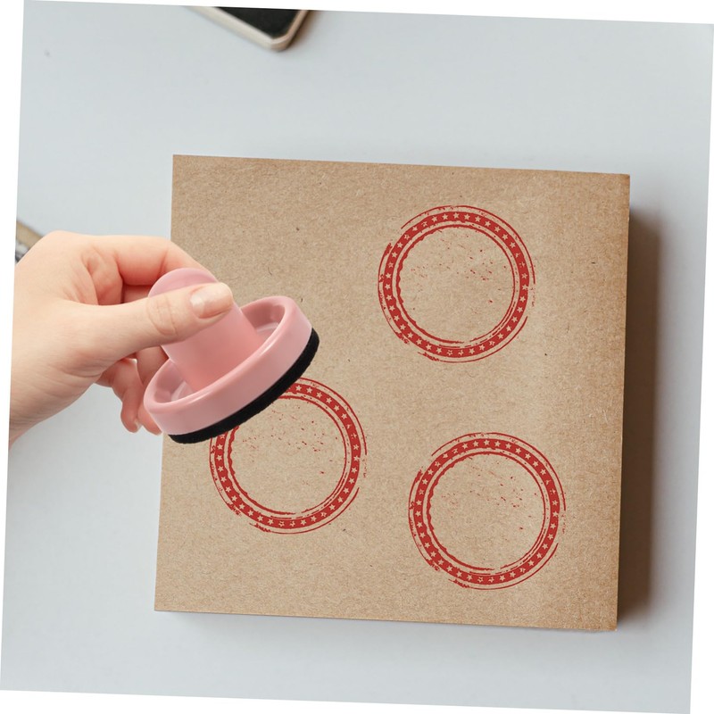 Operitacx Chic Stamping Tool for Card Making Pink Pressing Tool