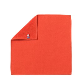 Honda Towel, Handkerchief, Imabari Towel, Monori Imabari Gauze Handkerchief, Gauze & Pile, Approx. 9.4 x 9.4 inches (24 x 24 cm), Made in Japan, Blood Orange