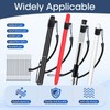MILAKE 15 Pcs Pen Lanyards, Premium Elastic Retractable Stylus Tether