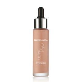 Faces Canada Second Skin Serum Foundation, Spf 15, Ultra Light Weight, Marine Algae Extract Enriched, Natural Matte Finish, Hd Flawless Radiance, Beige, 4.94 Oz