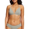 ESPRIT Textured Triangle Bikini Top, Khaki green