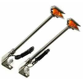 United Pacific Industries C5011A Classic Lighted Fender Guide - Amber, 1 Pack