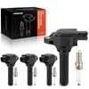 A-Premium Set of 8 Ignition Coil Pack and Iridium Spark