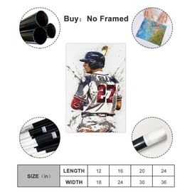 BIVVI Austin Riley Canvas Poster Bedroom Decor Landscape Office Room Decor Gift Unframe: Unframe:12x18inch(30x45cm)