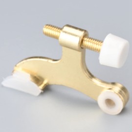6Pcs Hinge Pin Gold Door Stopper Adjustable Heavy Duty Hinge with Rubber Bumper to Reduce Potential Damage Wall Dents