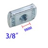 Abeicy Strut Channel Nuts, 3/8”-16 No Spring Thickened Unistrut Hardware