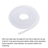 uxcell Edge Trim White U Shape Edge Protector Rubber with