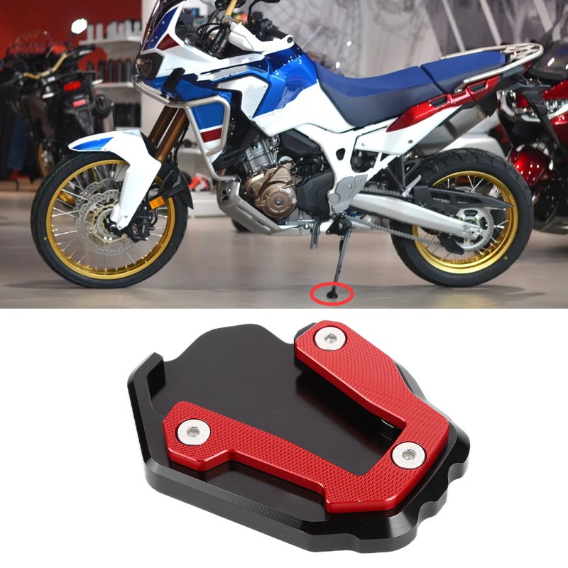 Motorcycle Kickstand Extension Stand Support Plate Aluminium Alloy Replacement for