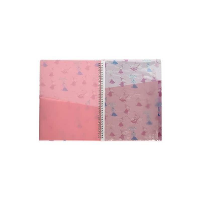 Sunstar Stationery Moomin Ring Pocket File, Little My S2133431