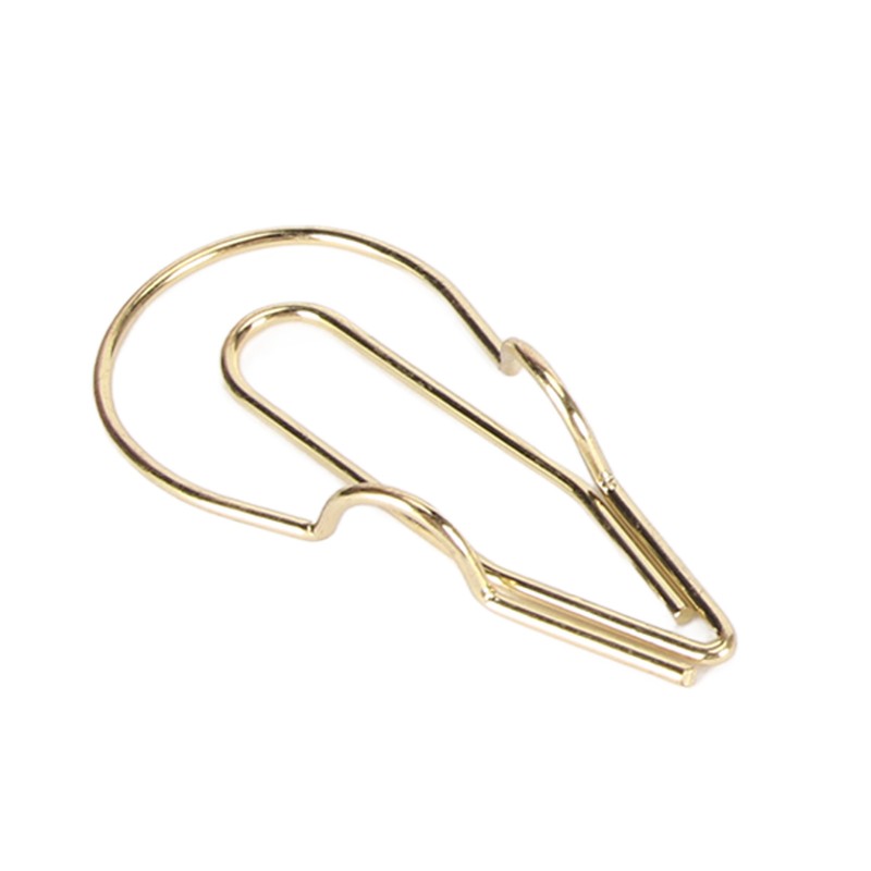 50Pcs Metal Pen Clips Multifunction Strong Clamping Force Electroplated Pen