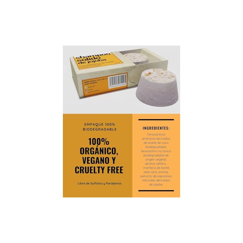Verseth Shampoo Barra Jojoba Anticaída Fortalecimiento