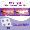 50 Tablets Dental Disclosing Tablets for Kids and Adults -