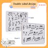 24 Pcs Dry Erase Music Staff White Boards Double Sided