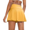 SANTINY Pleated Tennis Skirt for Women with 4 Pockets Women's