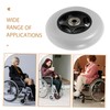 SAFIGLE Durable Front Wheel Replacement for Wheelchairs Flexible Wear Caster
