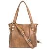 Zzfab Concealed Carry Hobo Bag with Hidden Lock Multi Pockets
