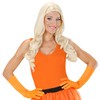 Neon Long - Orange Lace Lycra & Neon Gloves for