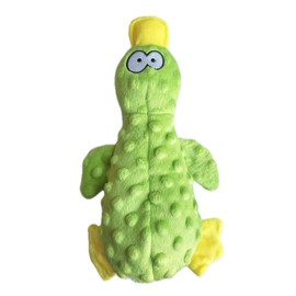 YUREMEEY Hundespielzeug, Plüsch Quietschendes mit Crinkle-Papier, Kuscheltiere für Hund, Haustiertraining und Unterhaltung, Interaktives Hundespielzeug, für Welpen Kleine Mittlere Hunde, Grün