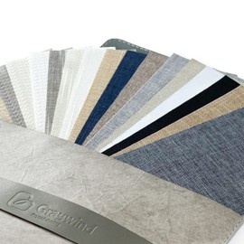 Graywind Fabric Sample for Manual Slat Curtain